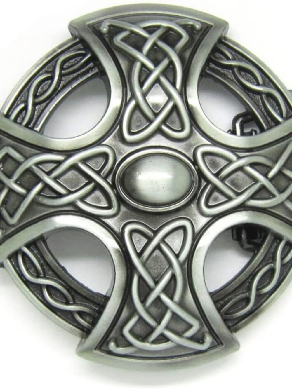 Men's Round 1 Celtic Knot Western Nickel Free Belt Buckles